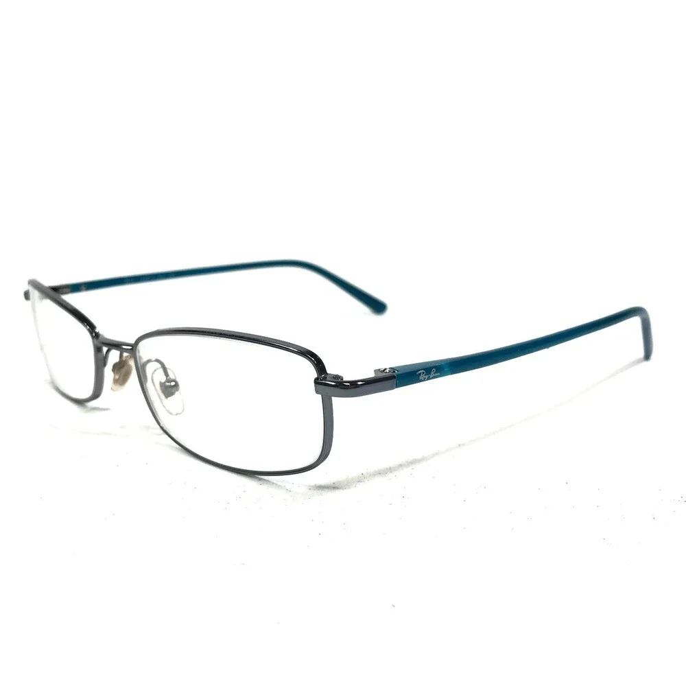 Ray-Ban RB6094 2507 Eyeglasses Frames Blue Silver Rectangular Full Rim 52-17-135